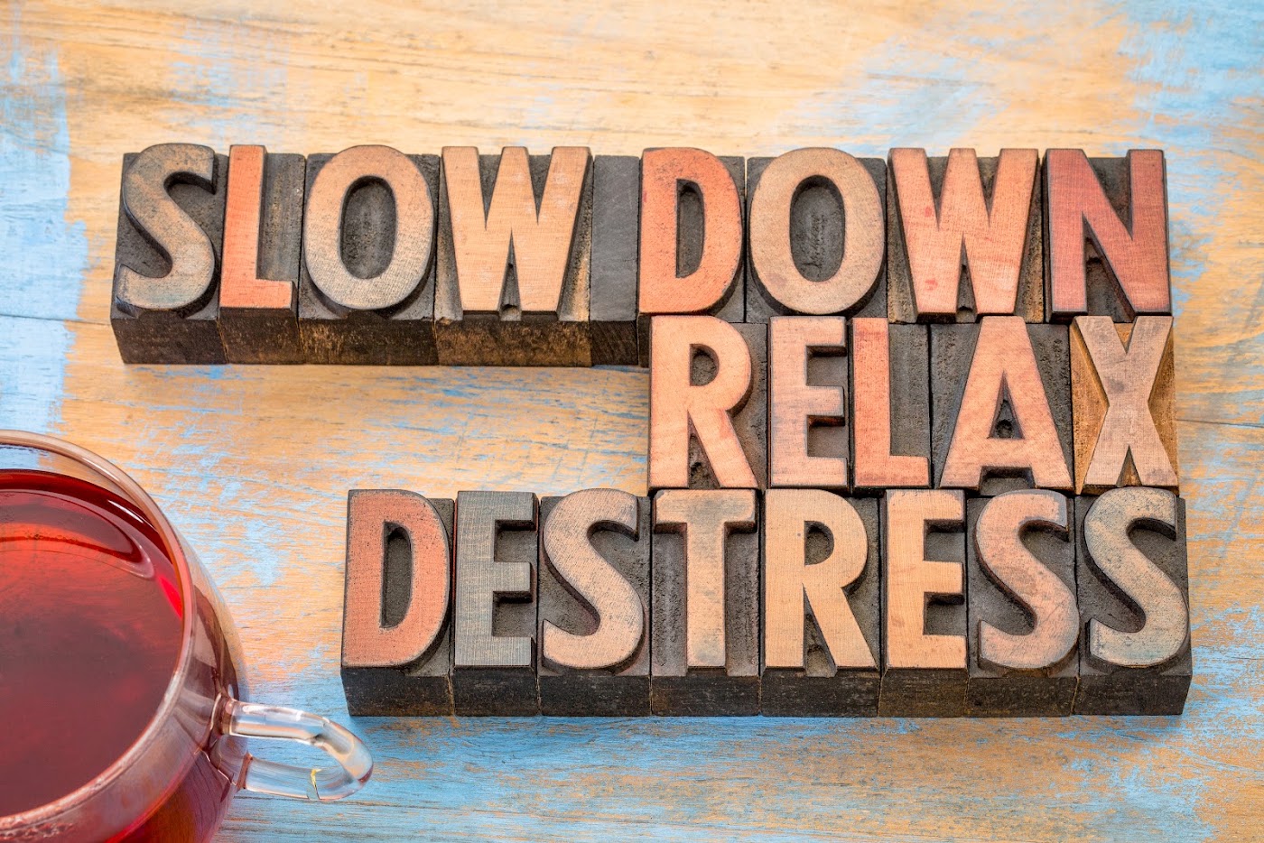 Slow down, relax, and destress reminder for a Sedona vacation